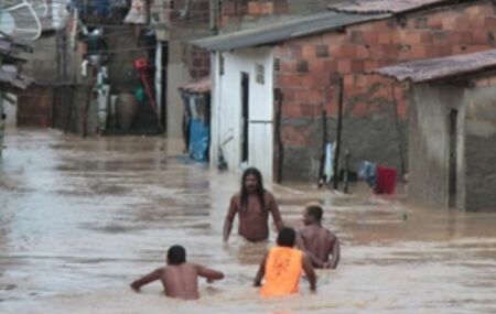 Alagamento no Recife.