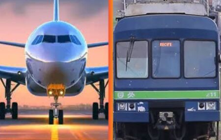 Meios de transporte afetados no Recife.