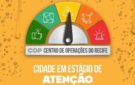 Prefeitura do Recife emite alerta amarelo devido &agrave;s chuvas nesta sexta-feira (1&ordm;)
