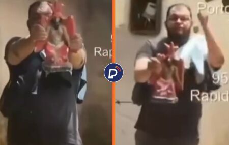 Morador usa est&aacute;tua de Baphomet para "amaldi&ccedil;oar" eletricistas ap&oacute;s corte de luz