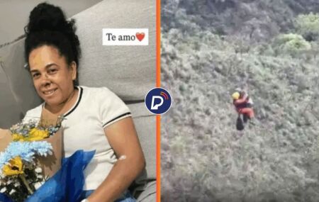 Mulher que sobreviveu ap&oacute;s ser jogada de penhasco por ex-companheiro recebe alta m&eacute;dica
