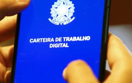 Carteira de trabalho digital.