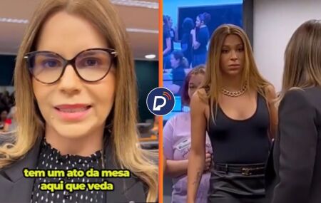 Clarissa T&eacute;rcio e Erika Hilton discutem na Comiss&atilde;o da Mulher.