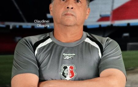 Claudinei Oliveira deixa o Santa Cruz com 27.7% de aproveitamento.