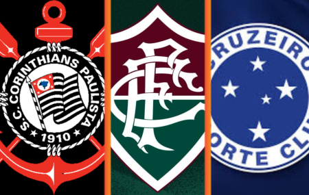 Corinthians, Fluminense e Cruzeiro.