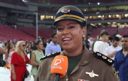 Tenente-coronel Rebeka, da PMPE. 