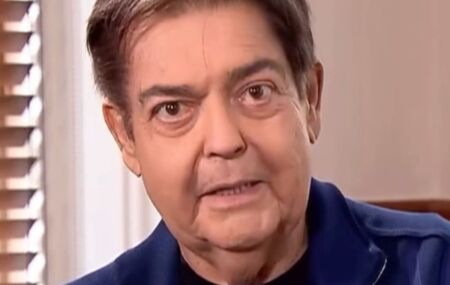 Apresentador Fausto Silva.