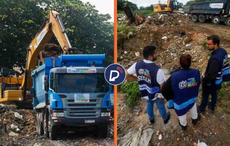 For&ccedil;a-tarefa de limpeza na Rio Beberibe.