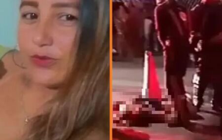 Thyalita Lacerda, de 38 anos, foi morta a tiros no meio da rua.