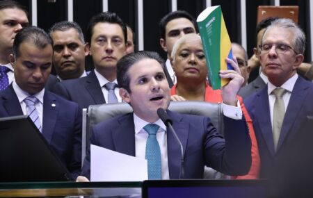 Hugo Motta, presidente da c&acirc;mara dos deputados