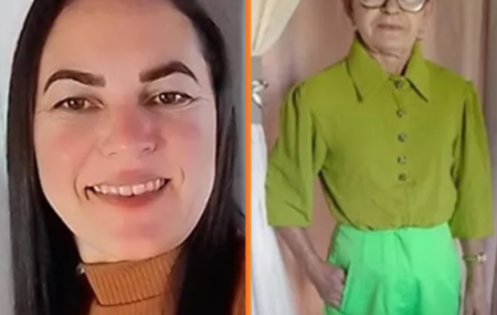 Ingra&ccedil;a Vital e a m&atilde;e, Maria Pereira.