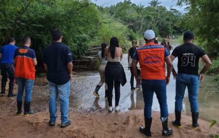 Local alagado ap&oacute;s chuvas em Pernambuco.