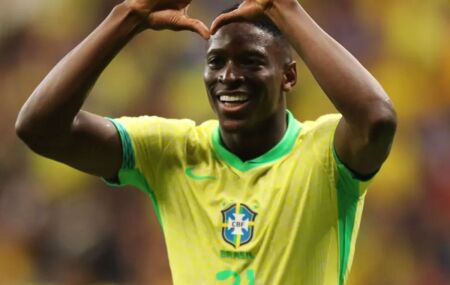 Luiz Henrique, atacante da Sele&ccedil;&atilde;o Brasileira.
