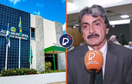 Sede da Prefeitura de Belo Jardim e prefeito Gilvandro Estrela
