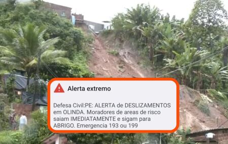 Olinda deslizamentos. 