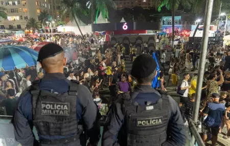 Pol&iacute;cia Militar do Rio em a&ccedil;&atilde;o no show de Shakira