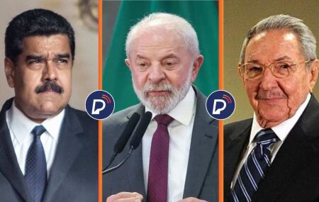 Presidente da Venezuela, Brasil e Cuba.