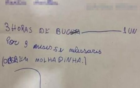 Receitu&aacute;rio com express&atilde;o obscena &eacute; investigado.