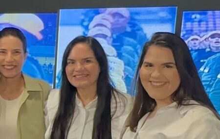 Raquel Lyra, Michele e Lohaine Collins