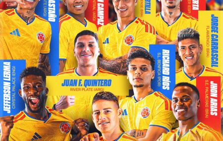 Col&ocirc;mbia anuncia os 26 nomes para a Copa do Mundo.