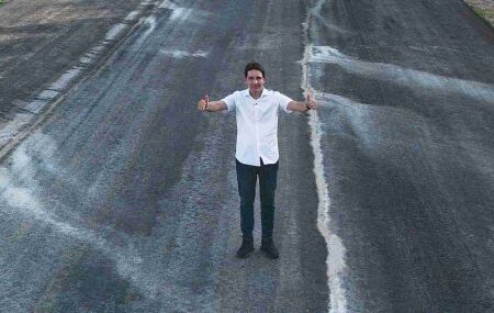 Silvio Costa Filho visita obras da BR-423.
