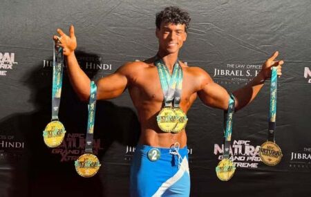 Victor Alexandre vence competi&ccedil;&otilde;es de fisiculturismo.
