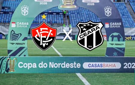 Vit&oacute;ria x Cear&aacute; se enfrentam nesta quarta (6), &agrave;s 21h30.