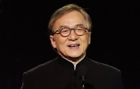 O astro do cinema e artista marcial Jackie Chan