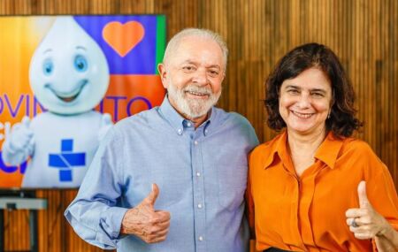 Lula e Ministra da Sa&uacute;de 