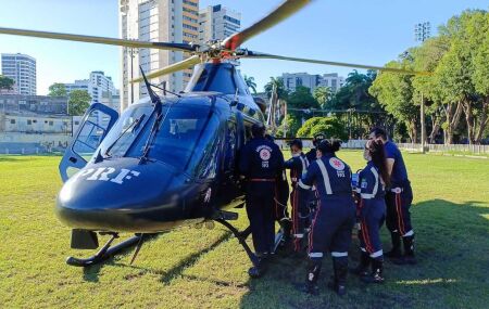 A&ccedil;&atilde;o de emerg&ecirc;ncia da PRF e Samu