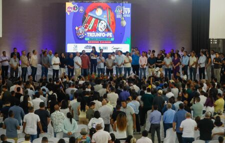 Raquel Lyra presente no Grande Congresso Estadual da Uni&atilde;o dos Vereadores de Pernambuco