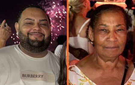 Anderson de Oliveira Roriz tuinha 36 anos e Maria do Carmo de Oliveira Roriz, 70.