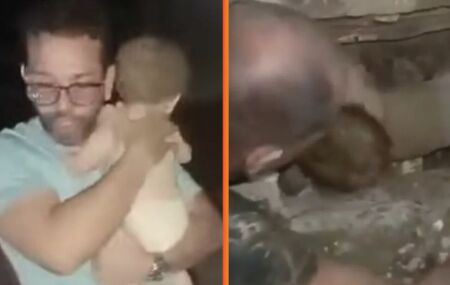 Milagre Beb&ecirc; &eacute; resgatado com vida de escombros na Venezuela ap&oacute;s terremoto