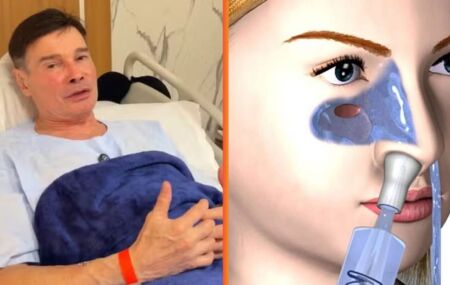 Apresentador Jo&atilde;o In&aacute;cio Jr deixa hospital depois de 10 dias internado por lavagem nasal incorreta.