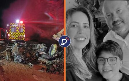 Acidente mata vereador, mulher e filho.