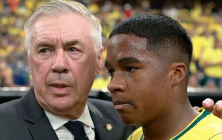 Ancelotti cogita Endrick titular nas oitavas Fez um jogo muito bom