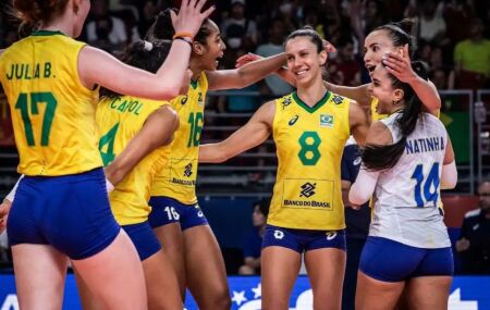 Brasil x Bulg&aacute;ria na Liga das Na&ccedil;&otilde;es de V&ocirc;lei; saiba hor&aacute;rio e onde assistir ao vivo