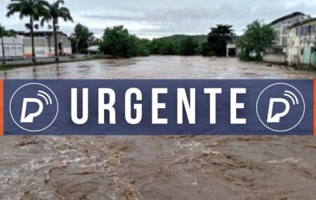 APAC: Rio Capibaribe Mirim atinge cota de inunda&ccedil;&atilde;o em Timba&uacute;ba ap&oacute;s fortes chuvas