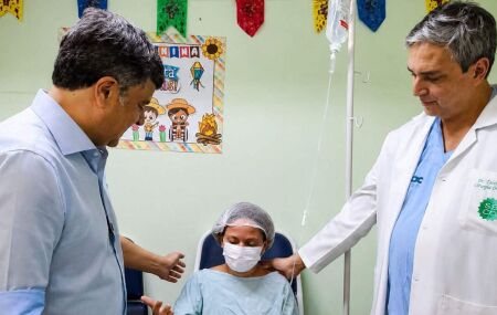 Eduardo da Fonte no Hospital Oswaldo Cruz.