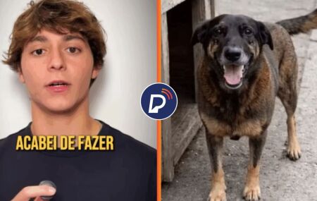  Igor Zampieri, um dos jovens acusados de envolvimento na morte do c&atilde;o Orelha. 
