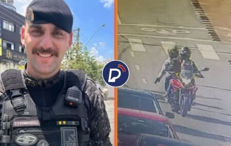 Primeiro-tenente da Rota Ronickson Pimentel dos Santos. 