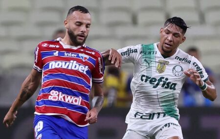 Fortaleza e Palmeiras se enfrentam pela Copa do Brasil.