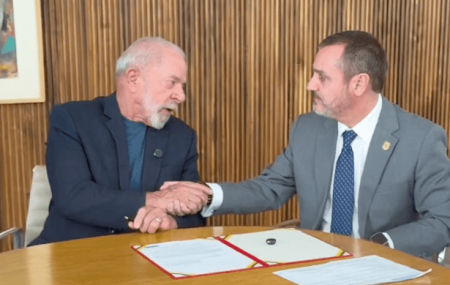 Lula e Andrei Rodrigues