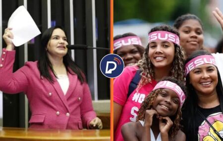 Michele Collins e Marcha para Jesus.