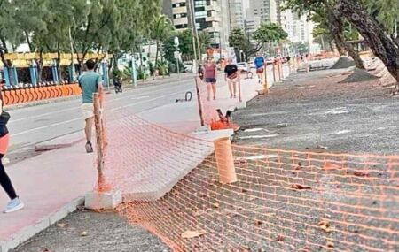 Reforma do cal&ccedil;ad&atilde;o de Boa Viagem
