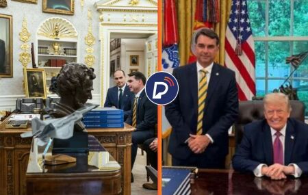 Fotos postada por Trump com Fl&aacute;vio 