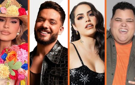 Simone Mendes, Wesley Safad&atilde;o, Raphaela e Menos &eacute; Mais.