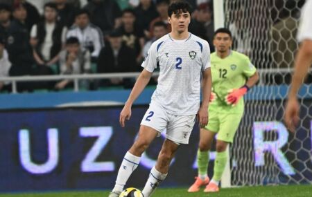 Khusanov &eacute; o principal jogador de Uzbequist&atilde;o.