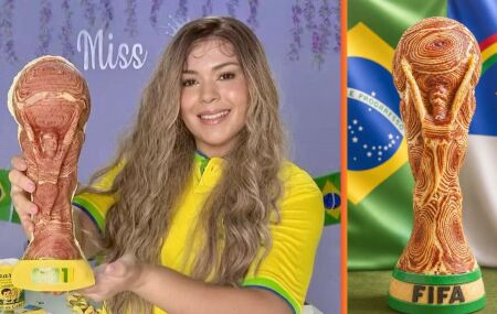 Vandly Ferraz &eacute; a criadora do ovo de P&aacute;scoa de bolo de rolo.