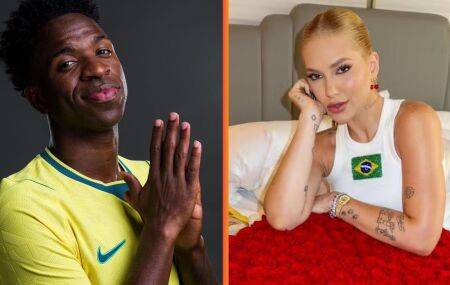 Vini Jr e Virg&iacute;nia.